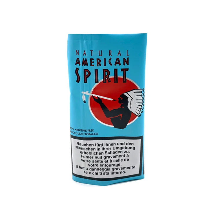 Bustina per tabacco Natural American Spirit da 30 g con codice laser